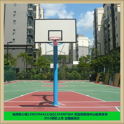 深圳畅销新款篮球架子 仿液压篮球架 220mm圆管篮球架厂家